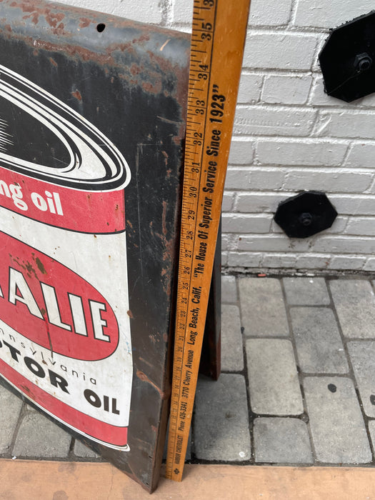 AMALIE Sandwich Board Motor Oil Sign Original Rare 50s - Instore Pickup Only