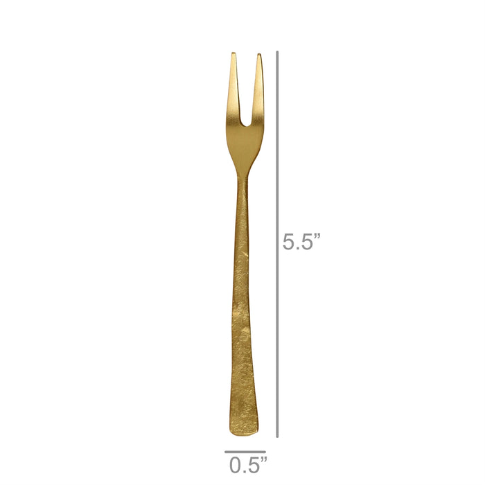 Miro Cocktail Fork Brass