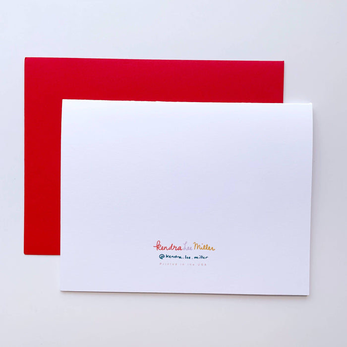 About Time, Nerd! Red Themed Graduation Card