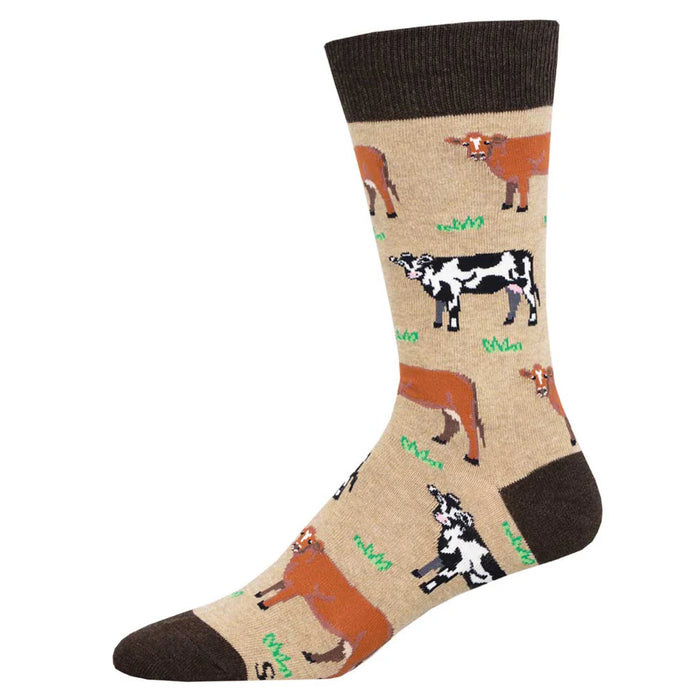 Mooove Over Cow Socks