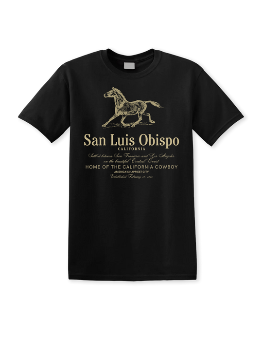 San Luis Obispo California Cowboy T-Shirt