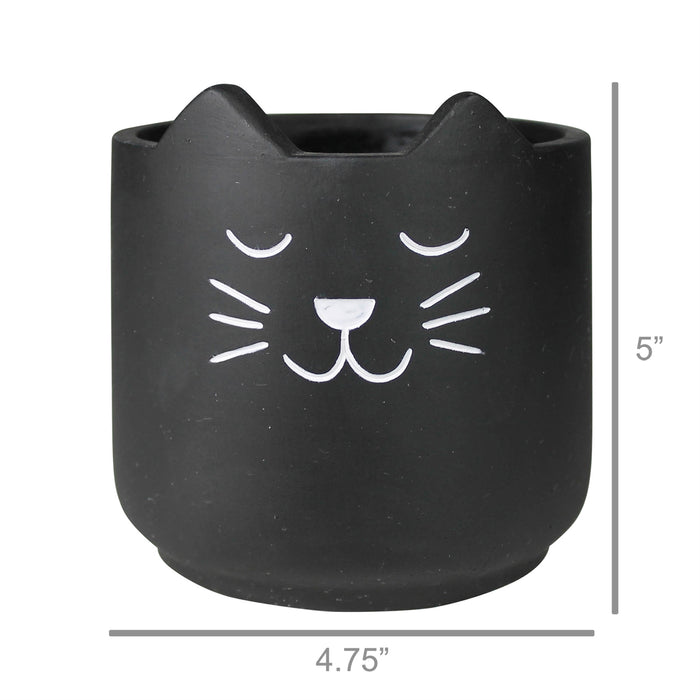 Black Cat Cachepot