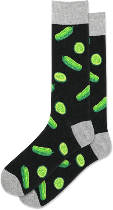 Pickles Crew Socks Black