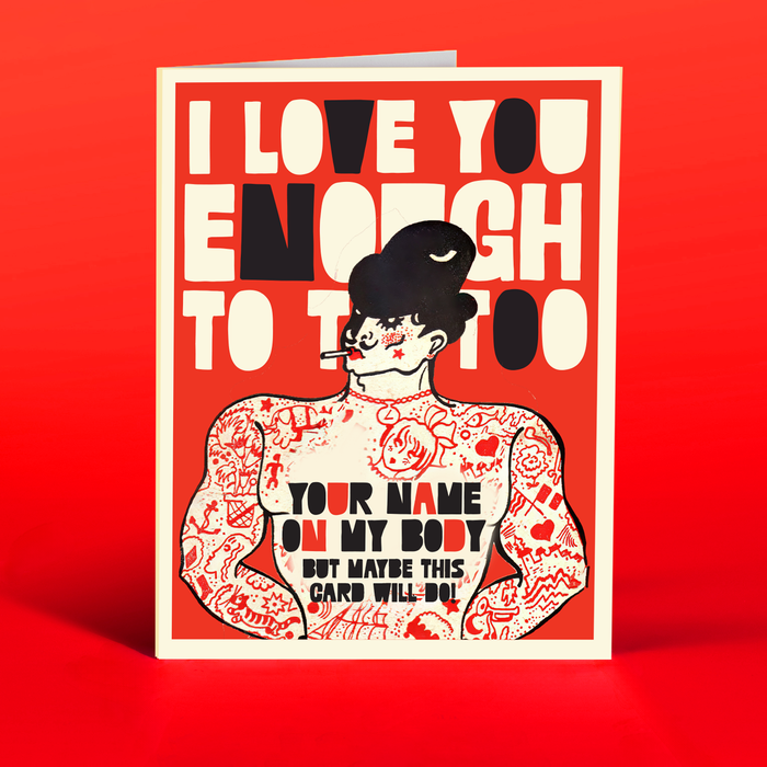 TATTOO YOU love card