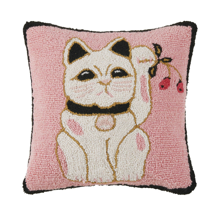 Lucky Cat Hook Pillow