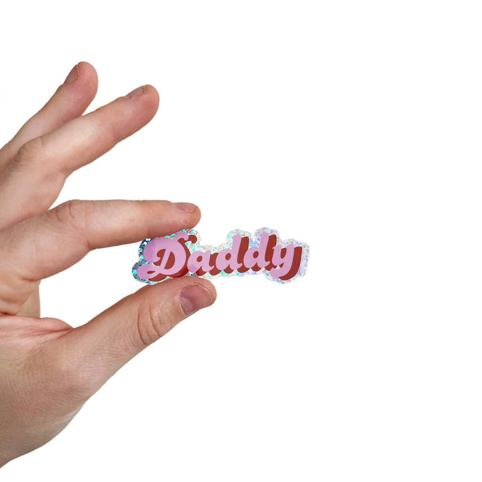 "Daddy" Sparkle sticker