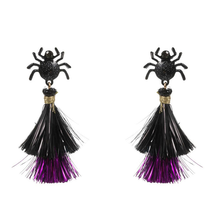 Halloween Characters w Tassel Post Earring