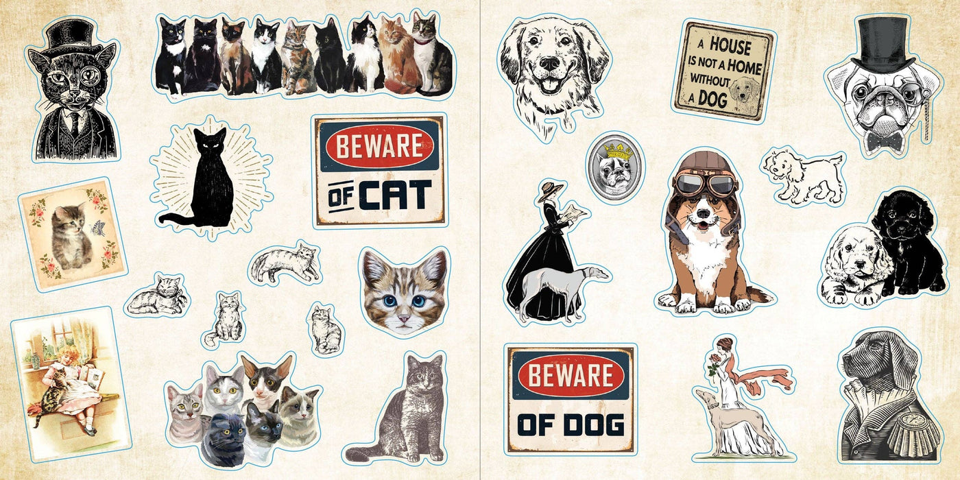 Loads of Ephemera Sticker Book (580 stickers)