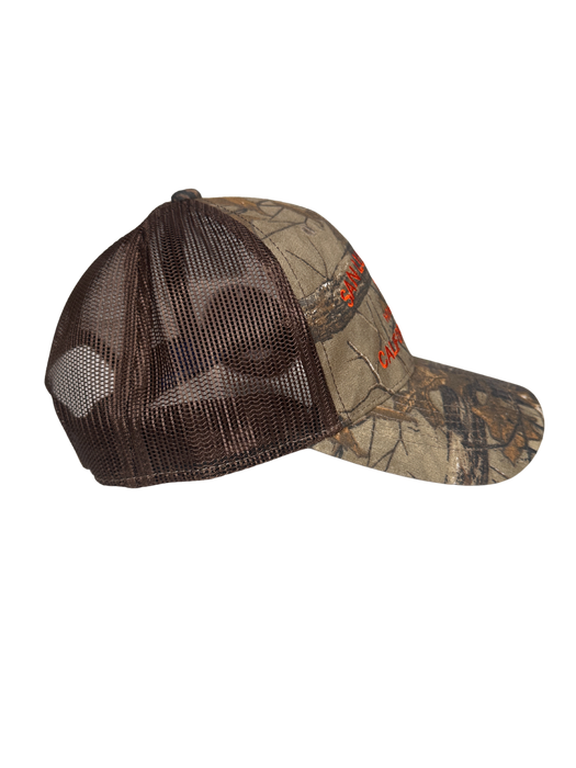 San Luis Obispo California Cowboy Camo Trucker Hat