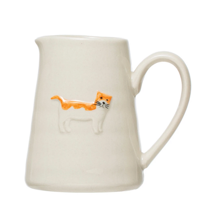 Hand Painted Creamer - Dogs + Cats