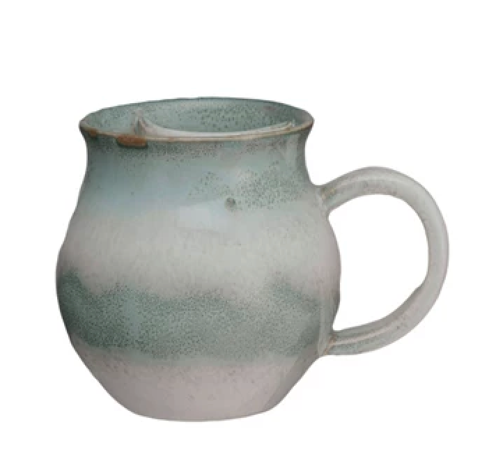 Stoneware Mug w/ Tea Bag Holder