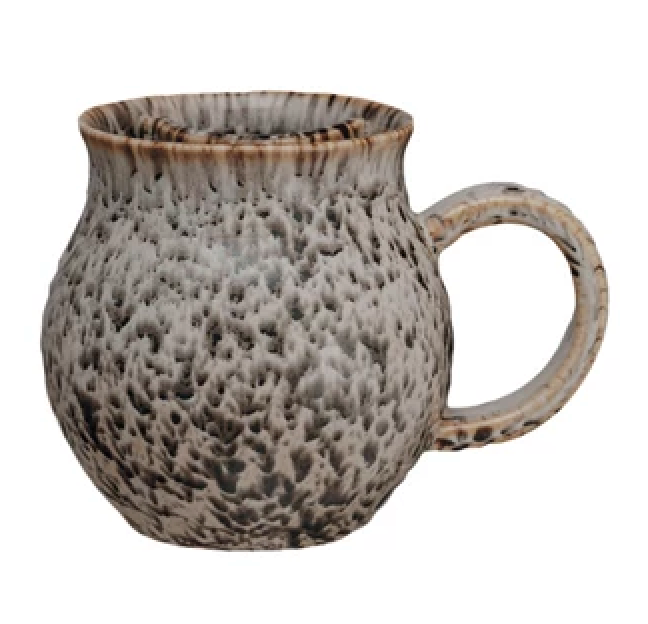 Stoneware Mug w/ Tea Bag Holder