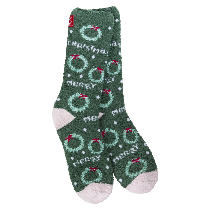 Holiday Christmas Cozy Crew Socks