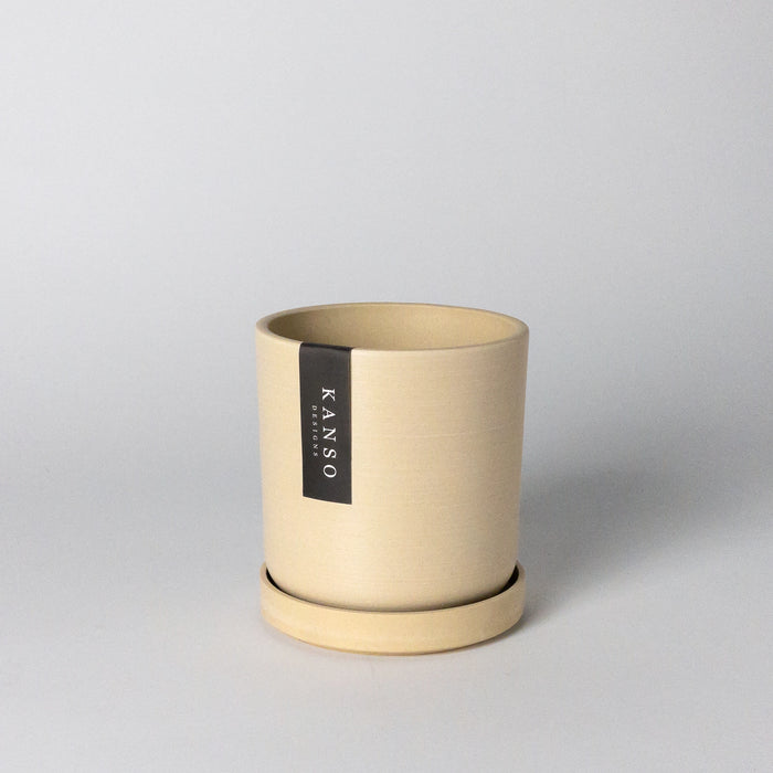 Signature Planter + Saucer - Earth Tones