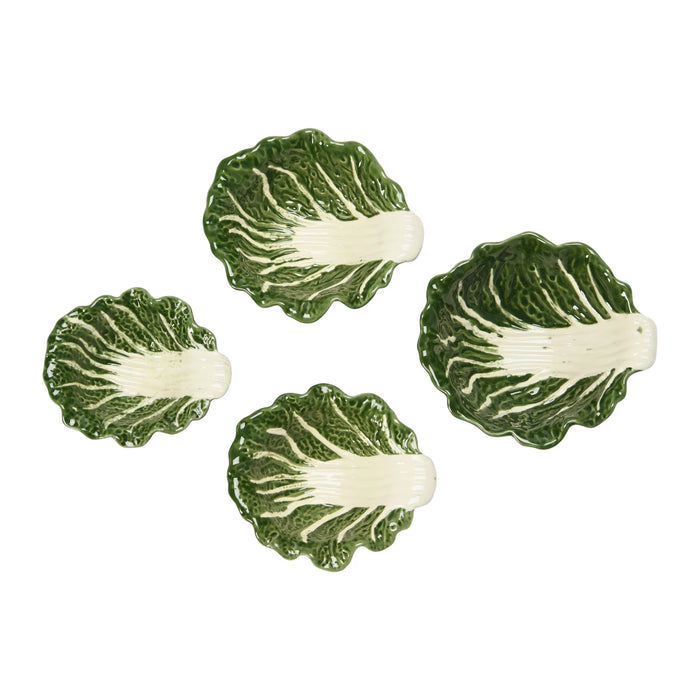 Nesting Cabbage Bowls Ceramic