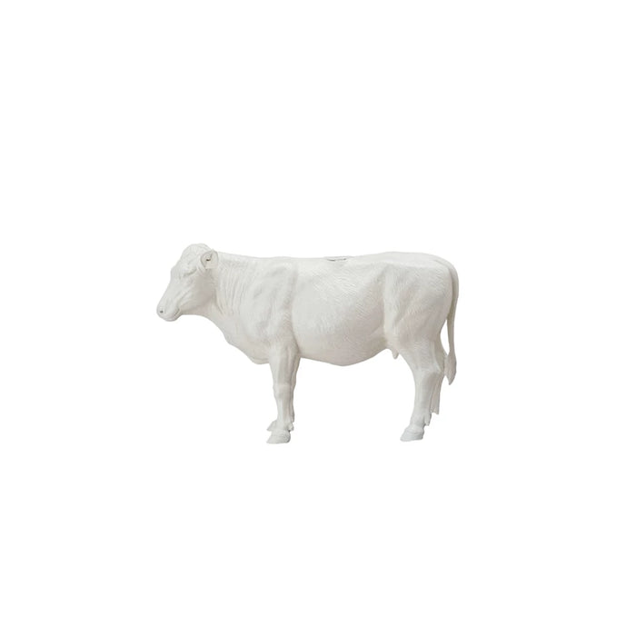 White Cow Taper Candle Holder