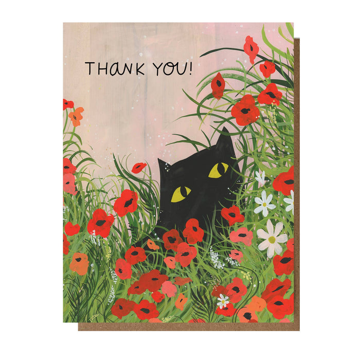 THANK YOU FLOWER KITTY