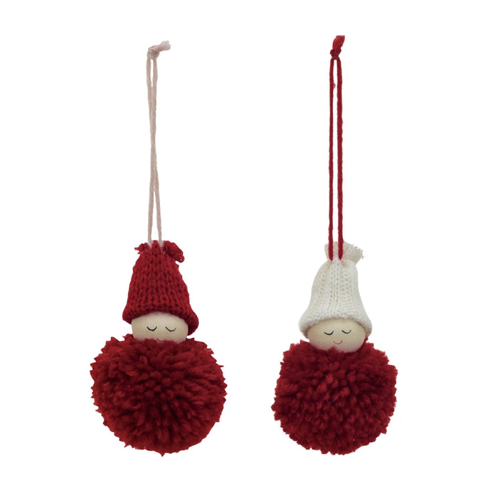 Pom Pom Person Ornament