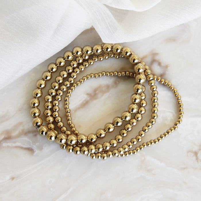 Gold Beaded Bracelet