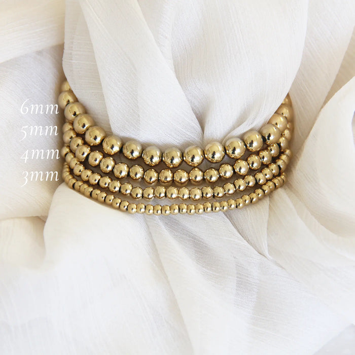 Gold Beaded Bracelet