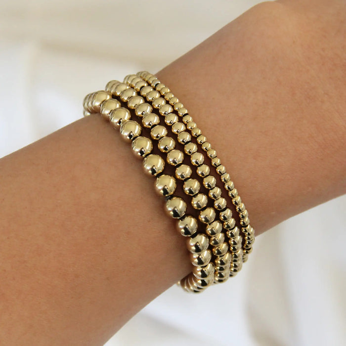 Gold Beaded Bracelet