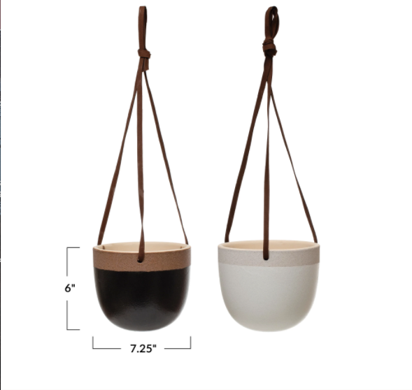 Round Terra Cotta Planter w/ Rope