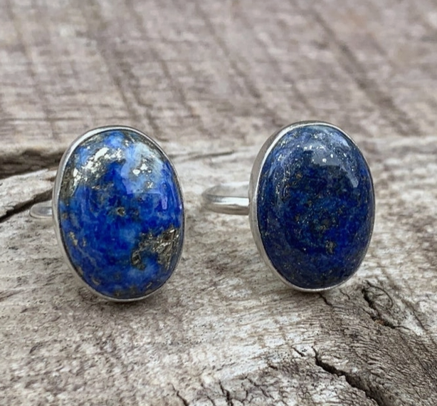 Oval Lapis Lazuli Ring