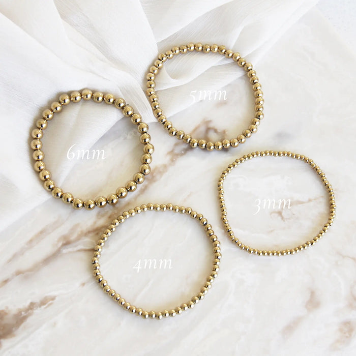 Gold Beaded Bracelet