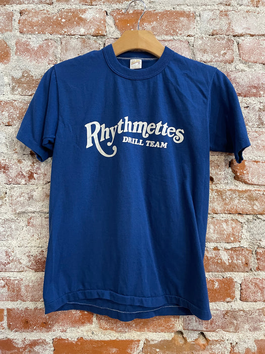 Vintage S 80s Rhythmettes Drill Team Single Stitch Tee